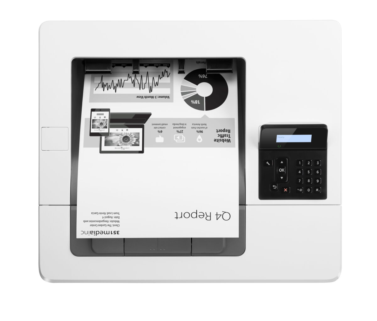 LN HP M501DN LASERJET PRO 45 PPM RED - Imagen 5