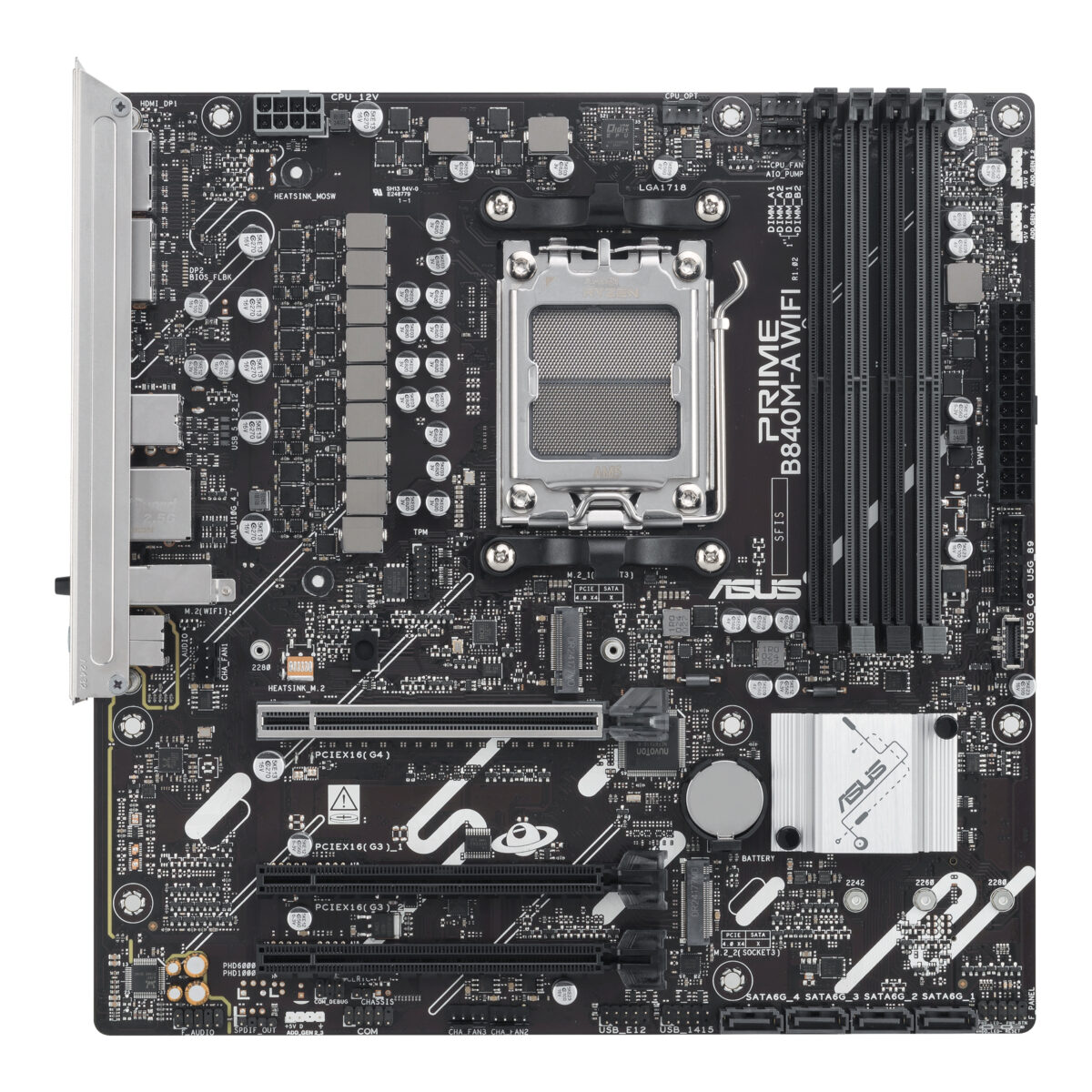 MB ASUS AM5 PRIME B840M-A WIFI DDR5 BOX M-ATX - Imagen 7