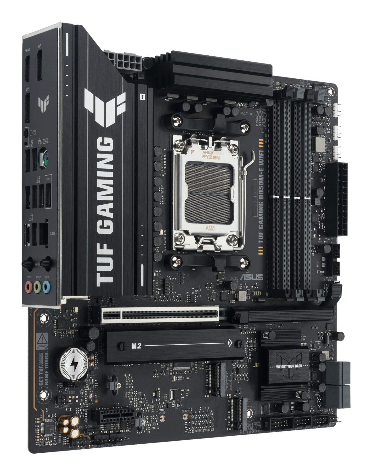 MB ASUS AM5 TUF GAMING B850M-E WIFI DDR5 BOX - Imagen 3