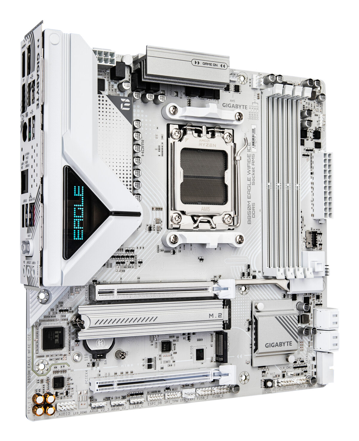 MB GIGABYTE AM5 B850M EAGLE WIFI6E ICE DDR5 BOX - Imagen 3