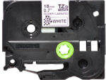 CINTA P/ROTU BROTHER TZESE4 18MM VOID NEGRO/BLANCO - Imagen 2