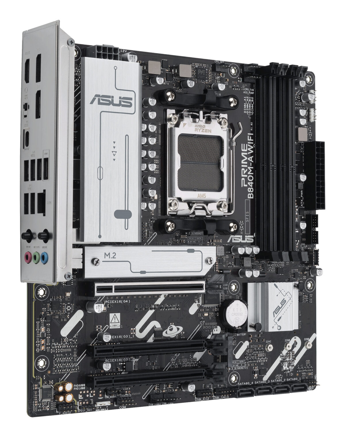 MB ASUS AM5 PRIME B840M-A WIFI DDR5 BOX M-ATX - Imagen 3